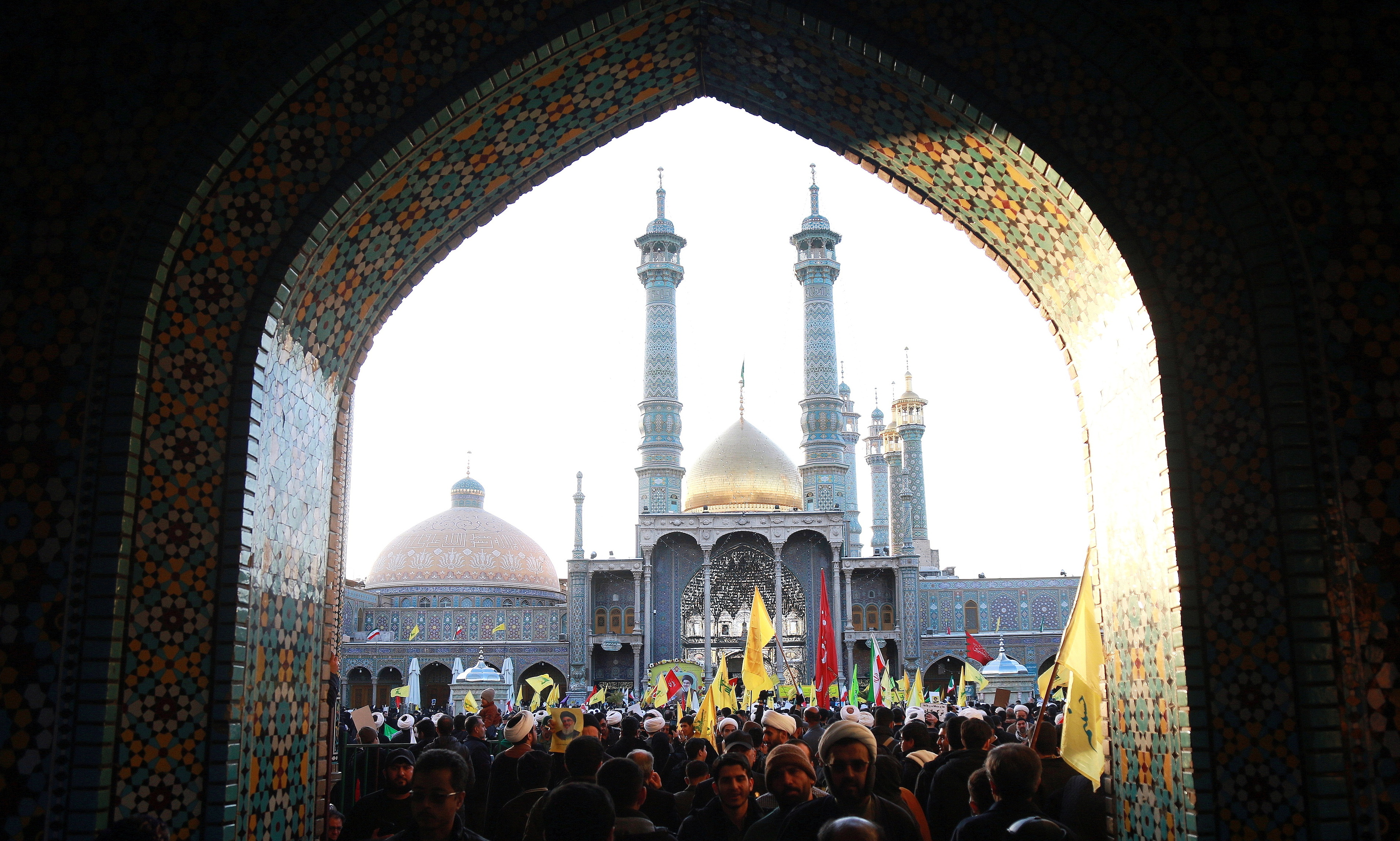 تصاویر/ قیام قمی‌ها در خوانخواهی زعیم مقاومت