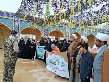 تصاویر/ اعزام طلاب بانوان برازجانی به اردوی راهیان نور