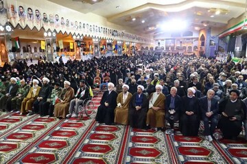 تصاویر/ مراسم شام غریبان شهدای مقاومت در مصلی ساری