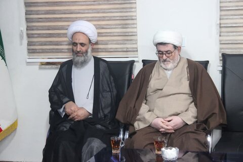 تصاویر / دیدار مدیر منطقه 2 حوزه قائم مقام در امور استانها با نماینده مردم قزوین در مجلس خبرگان رهبری