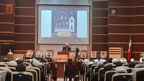 تصاویر/مراسم تجلیل از ائمه جمعه سابق شهرستان ساوه