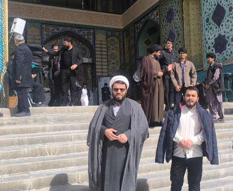 تصاویر/ اردوی زیارتی طلاب مدرسه علمیه امام موسی کاظم(ع) بَرزُک به مشهد اردهال کاشان