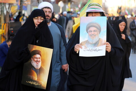 تصاویر/ قیام قمی‌ها در خوانخواهی زعیم مقاومت