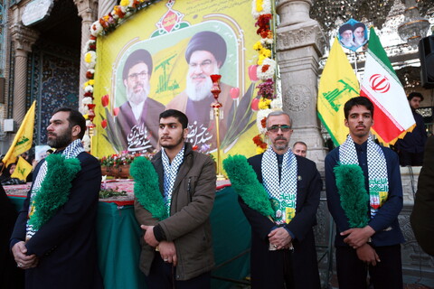 تصاویر/ قیام قمی‌ها در خوانخواهی زعیم مقاومت