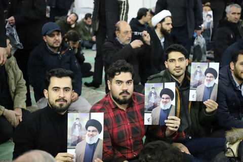 تصاویر / بزرگداشت شهید سید حسن نصرالله در تبریز