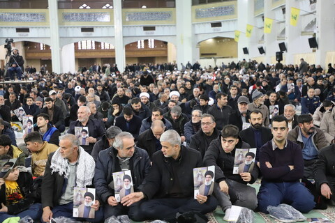 تصاویر / بزرگداشت شهید سید حسن نصرالله در تبریز