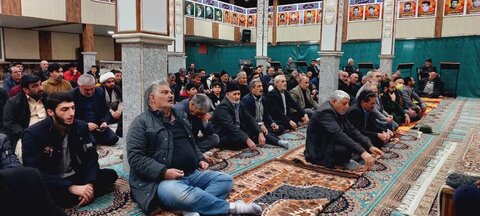 تصاویر/ مراسم شام غریبان شهیدان سید حسن نصرالله و سید هاشم صفی الدین در شهر کشاورز