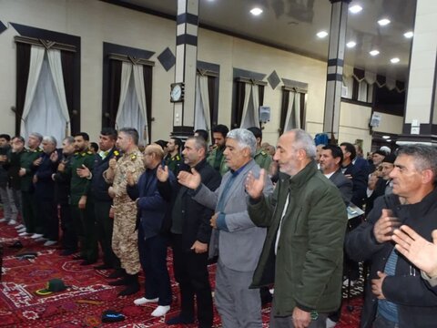 تصاویر/ مراسم بزرگداشت شام غریبان شهدای جبهه مقاومت در چهاربرج