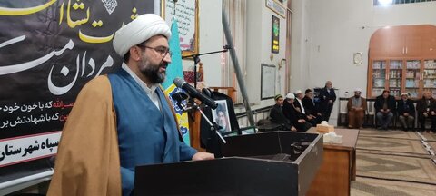 تصاویر/ مراسم بزرگداشت و شام غریبان شهید سید حسن نصرالله و شهید صفی‌الدین در پلدشت