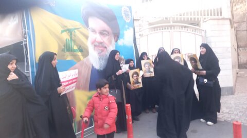 تصاویر/اجتماع اناعلی العهد، گرامیداشت شهید سیدحسن نصرالله در محلات