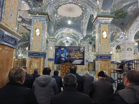 تصاویر/بزرگداشت شهیدان سیدحسن نصرالله و سید هاشم صفی الدّین در اردهال کاشان