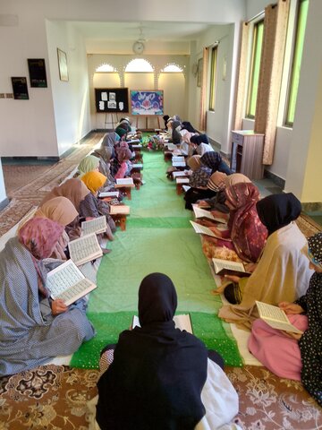 شہید مقاومت سید حسن نصر اللّٰہ کی تشییع کے موقع پر، فاطمیہ ایجوکیشنل مظفر آباد میں تعزیتی ریفرنس