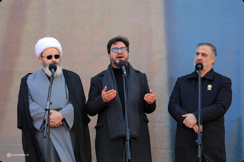 تصاویر/ مراسم تشییع مجاهد کبیر شهید سیدحسن نصرالله و شهید سیدهاشم صفی‌الدین