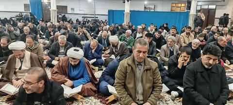 تصاویر/ مراسم بزرگداشت و شام غریبان شیدان سید حسن نصرالله و شهید سید هاشم صفی الدین در شاهین دژ