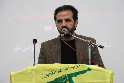 تصاویر/ آئین بزرگداشت و شام غریبان شهدای مقاومت در نوشین شهر