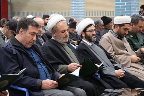 تصاویر/ آئین بزرگداشت و شام غریبان شهدای مقاومت در نوشین شهر