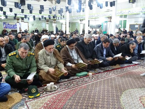 تصاویر/  مراسم‌ بزرگداشت شهدای مقاومت در مسجد جامع ماکو