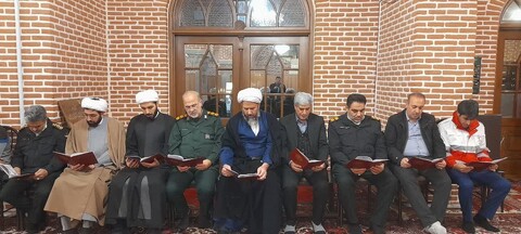 تصاویر/ مراسم گرامیداشت و شام غریبان شهیدان مقاومت شهید سید حسن نصرالله در اسکو