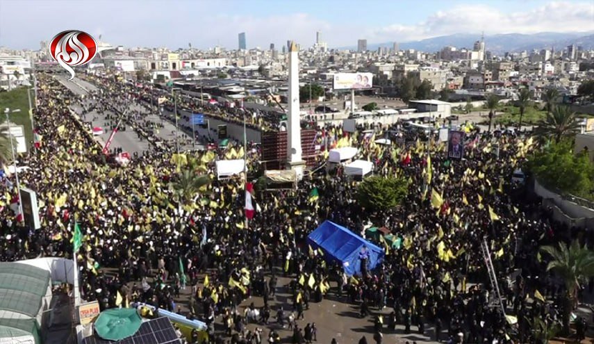 लेबनान में सय्यद हसन नसरूल्लाह के अंतिम संस्कार के शानदार दृश्य + वीडियो और तस्वीरें