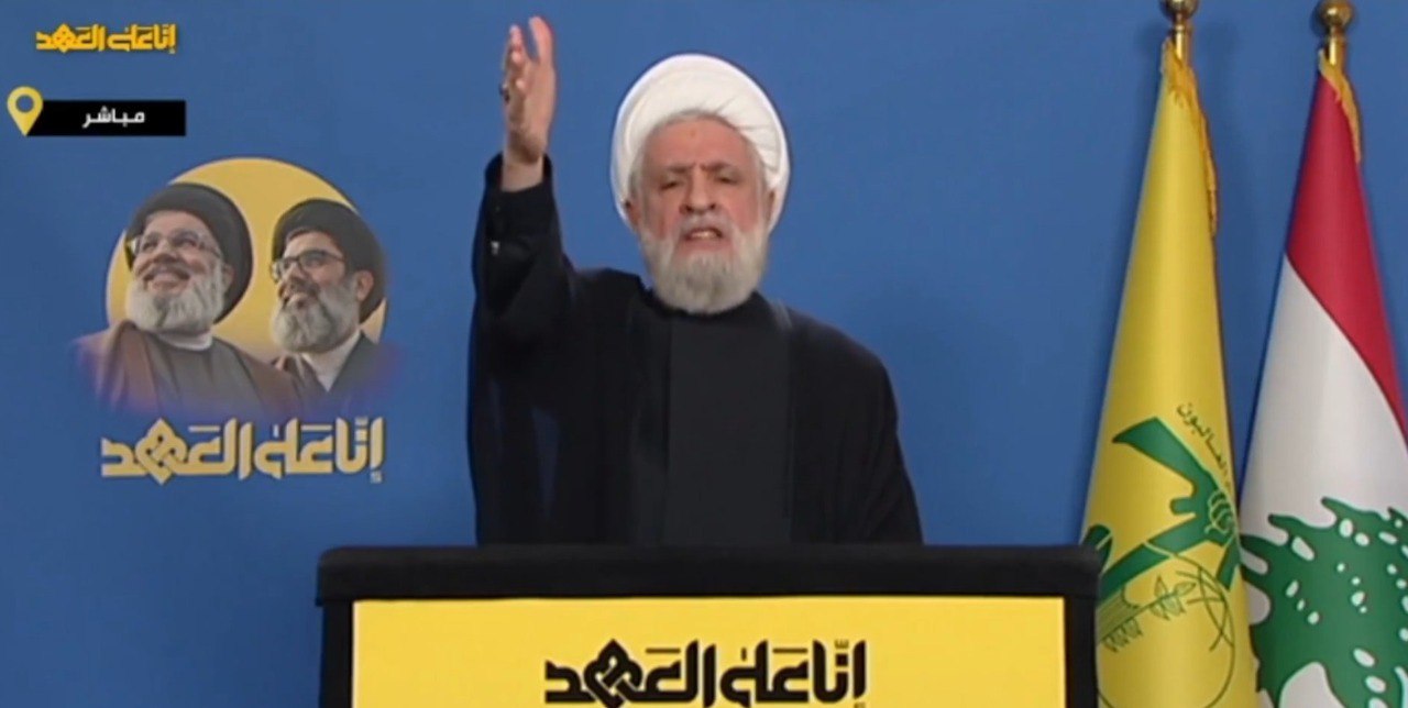 Hezbollah’s Sheikh Qassem Promises Sayyed Nasrallah: Resistance Will Endure in New Phase