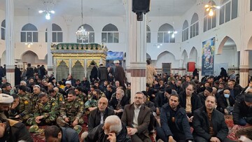 تصاویر/ مراسم بزرگداشت شهیدان سید حسن نصرالله و هاشم صفی‌الدین در خوی