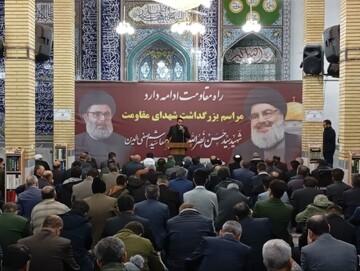 تصاویر/ اجتماع باشکوه مردم کوهدشت در بزرگداشت شهدای مقاومت