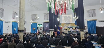 تصاویر/ مراسم گرامیداشت شهید سید حسن نصرالله در شهرستان لیلان