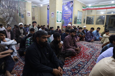 دیدار مدیر حوزه علمیه سیستان و بلوچستان با طلاب مدارس علمیه ایرانشهر