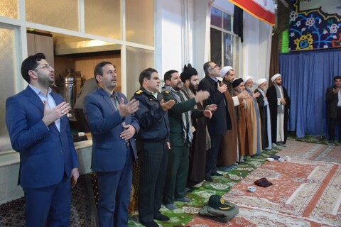 تصاویر/ مراسم بزرگداشت شهیدان مقاومت سیدحسن نصرالله و سیدهاشم صفی الدین در مرند