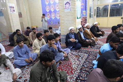 دیدار مدیر حوزه علمیه سیستان و بلوچستان با طلاب مدارس علمیه ایرانشهر