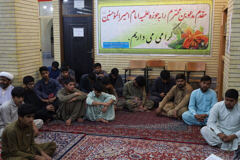 دیدار مدیر حوزه علمیه سیستان و بلوچستان با طلاب مدارس علمیه ایرانشهر