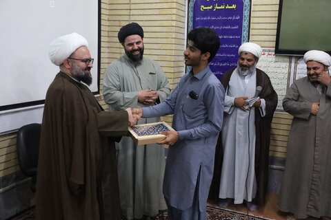 دیدار مدیر حوزه علمیه سیستان و بلوچستان با طلاب مدارس علمیه ایرانشهر