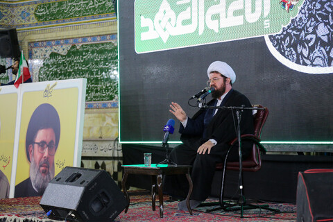 تصاویر/ گرامیداشت شهید «سیدحسن‌نصرالله» در شهرکرد