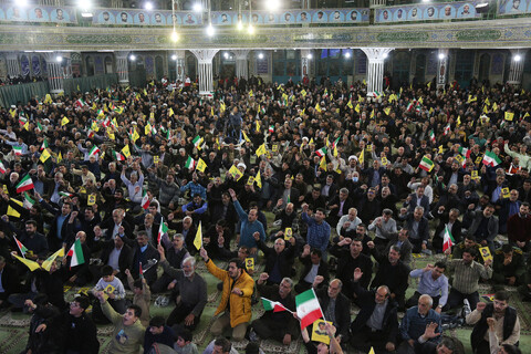 تصاویر/ گرامیداشت شهید «سیدحسن‌نصرالله» در شهرکرد