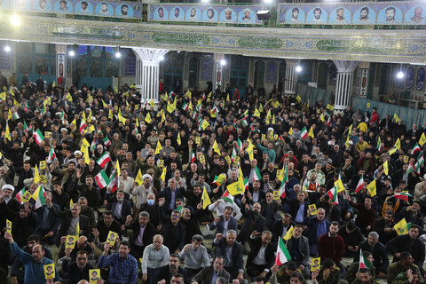 تصاویر/ گرامیداشت شهید «سیدحسن‌نصرالله» در شهرکرد