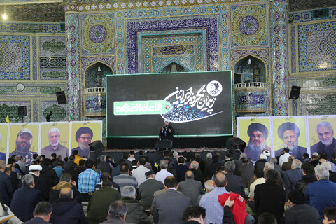 تصاویر/ گرامیداشت شهید «سیدحسن‌نصرالله» در شهرکرد