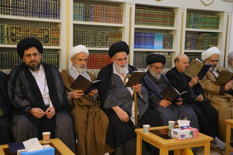 تصاویر / مراسم بزرگداشت آیت الله مستجابی در موسسه آل البیت (ع)