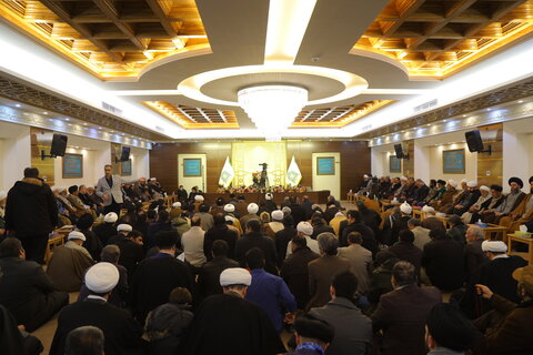 تصاویر / مراسم بزرگداشت آیت الله مستجابی در موسسه آل البیت (ع)