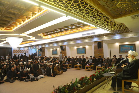 تصاویر / مراسم بزرگداشت آیت الله مستجابی در موسسه آل البیت (ع)
