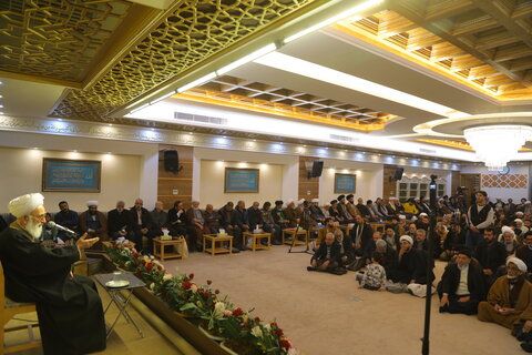 تصاویر / مراسم بزرگداشت آیت الله مستجابی در موسسه آل البیت (ع)