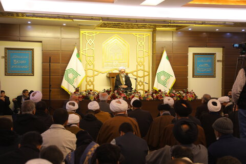 تصاویر / مراسم بزرگداشت آیت الله مستجابی در موسسه آل البیت (ع)