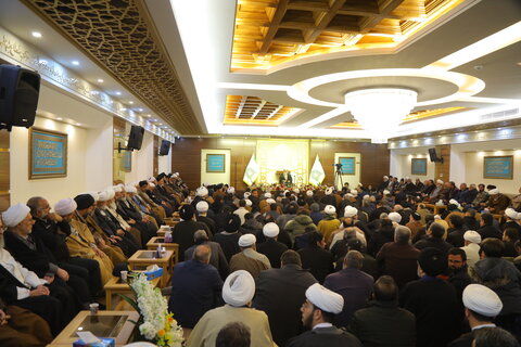 تصاویر / مراسم بزرگداشت آیت الله مستجابی در موسسه آل البیت (ع)