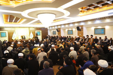 تصاویر / مراسم بزرگداشت آیت الله مستجابی در موسسه آل البیت (ع)