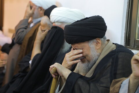 تصاویر / مراسم بزرگداشت آیت الله مستجابی در موسسه آل البیت (ع)