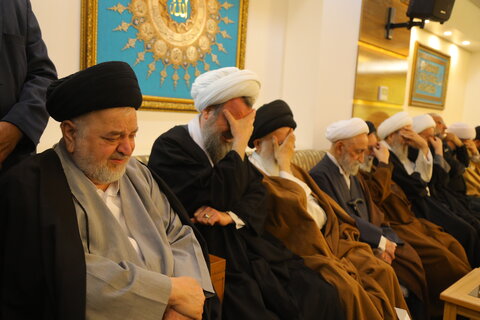 تصاویر / مراسم بزرگداشت آیت الله مستجابی در موسسه آل البیت (ع)