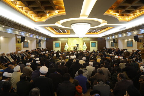 تصاویر / مراسم بزرگداشت آیت الله مستجابی در موسسه آل البیت (ع)