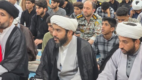 تصاویر/آیین بزرگداشت شهدای جبهه مقاومت در شهر جاسک