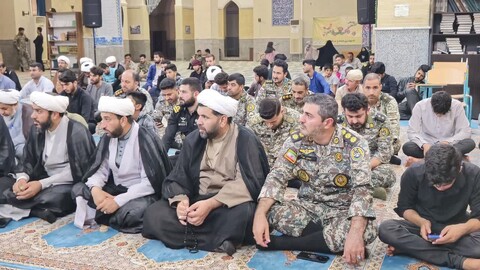 تصاویر/آیین بزرگداشت شهدای جبهه مقاومت در شهر جاسک