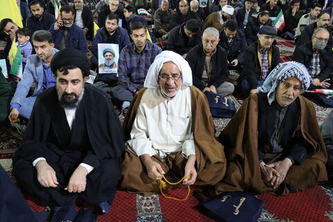 مراسم بزرگداشت شهادت فرماندهان جبهه‌ مقاومت در اهواز