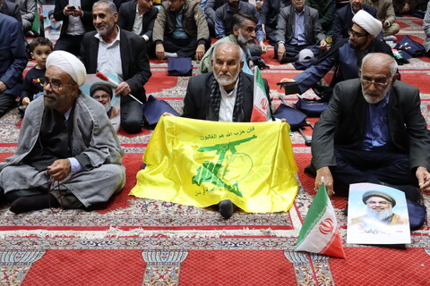 مراسم بزرگداشت شهادت فرماندهان جبهه‌ مقاومت در اهواز